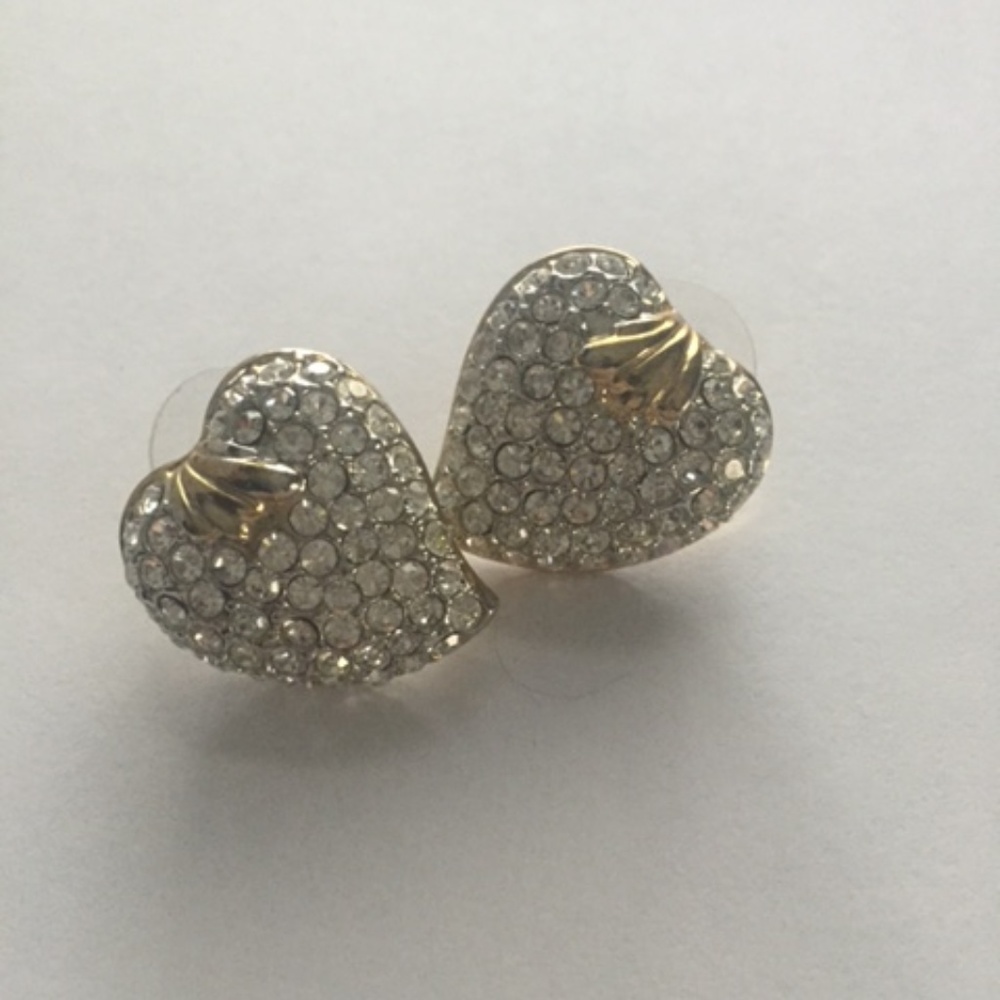 Crystal Swarvorski Strawberry Shaped Pierce Earrings